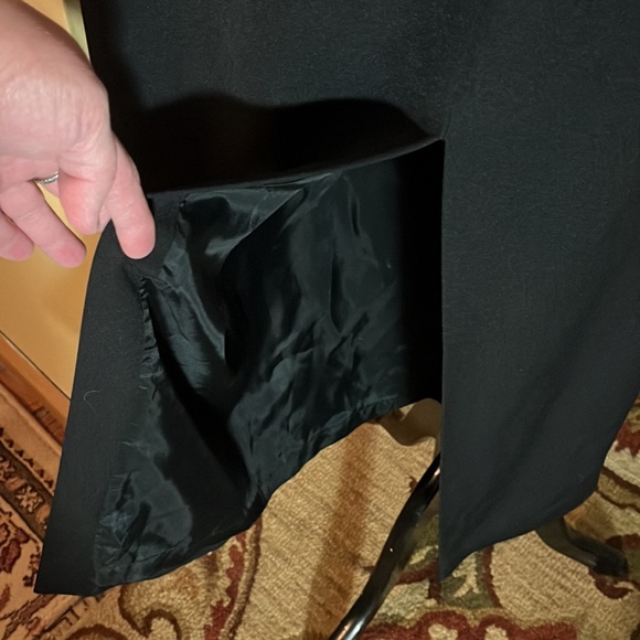 Vintage ANDREA POLIZZI Size 12 Blacktie Elegant Maxi Column TankDress HongKong - Picture 13 of 16